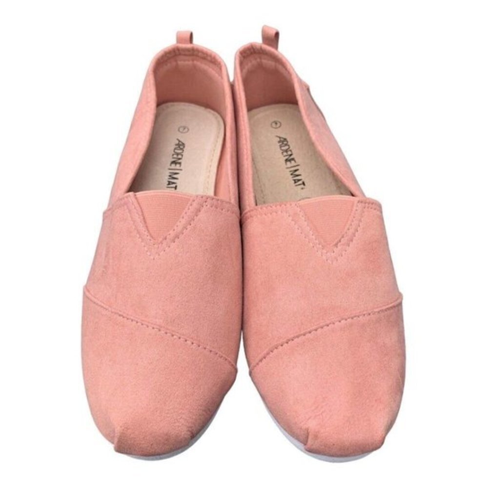 Ardene Women’s Flamingo Pink Canvas Flats New Size 7